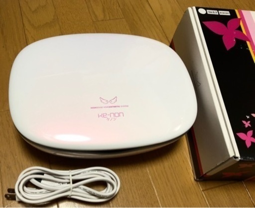 【美品】ver. 6.2 ケノン フルセット ke-non 新品エクストララージ、スキンカートリッジ 眉毛脱毛器付き♪