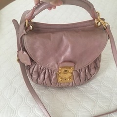 お値下げ！！美品miumiu ショルダー肩掛けバック