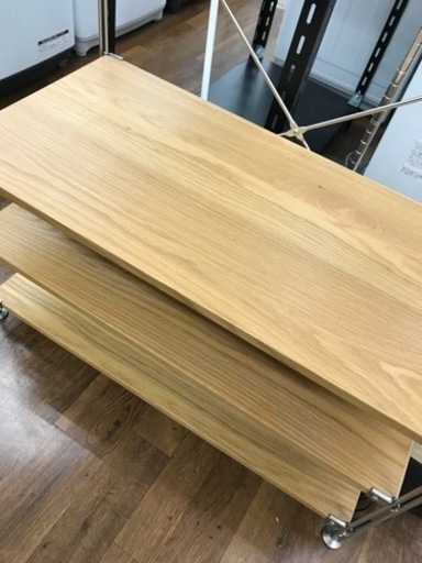 ハンガーポール付！無印良品のユニットシェルフ！