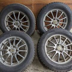 ●冬タイヤホイールセット☆DUNLOP WM01 195/65R...