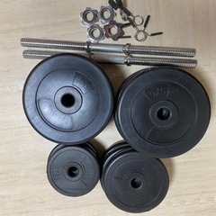 バーベル バーベルセット 40kg バーベルシャフト 筋トレ プ...