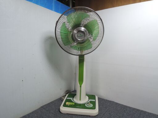 扇風機　4枚羽　TOSHIBA　東芝 F-342G　昭和レトロ 30cm　 /管理7936