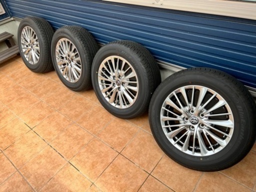 アルファード　SR-C 純正アルミタイヤ付き　新車600キロ取外し