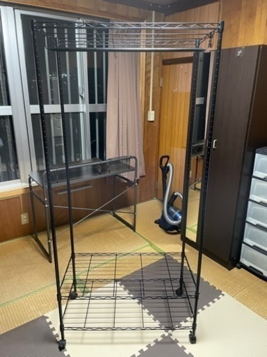 衣類収納　スチールラック