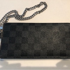 ルイヴィトン ダミエグラフィット おまけ付　長財布 アコルディオン チェーンの画像