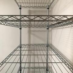 スチールラック 5段 キャスター付き 良品 の画像