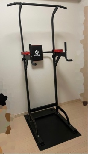 WASAI(ワサイ) ぶら下がり健康器 懸垂マシン【高さ218CM】懸垂 器具 チンニングスタンド けんすいマシーン 筋肉トレーニング BS502