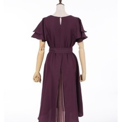 axes femme バックプリーツドレスの画像