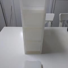 無印良品/MUJI 引出式ハーフ 浅型 仕切付 4 個セット♪　...