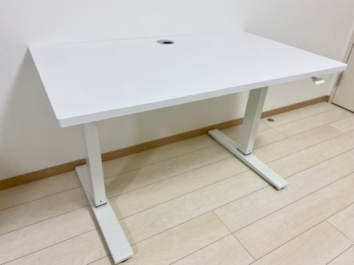 ワークデスク　昇降式　目立った傷や汚れなし(半年使用)