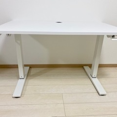 ワークデスク　昇降式　目立った傷や汚れなし(半年使用)