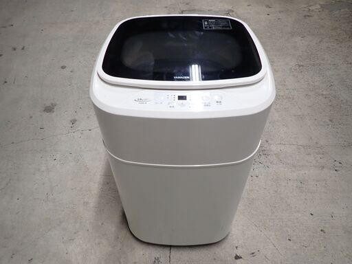 2021年製 山善 全自動洗濯機 3.8kg コンパクト YWMB-38(W)