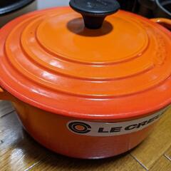 最終価格☆ルクルーゼ 18cm ホーロー鍋の画像