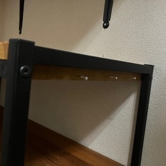 木製スチールラック/アンティーク/ヴィンテージの画像