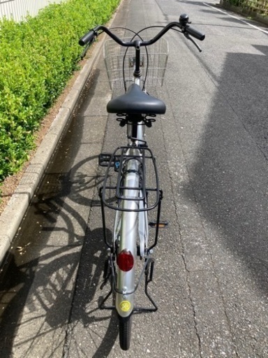 ☆綺麗☆中古軽快車☆ 26インチ シルバー カゴ付き