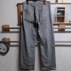 LEVI'S デニム ジーンズ 千鳥柄 メンズ L リーバイス 大きいサイズの画像