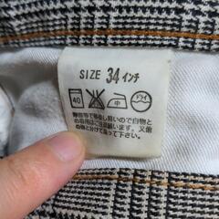 LEVI'S デニム ジーンズ 千鳥柄 メンズ L リーバイス 大きいサイズの画像