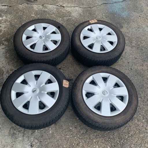 日産純正175/65R14 スタッドレスタイヤホイール　4本