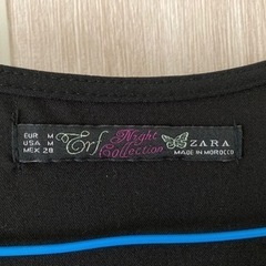 新品タグ付きZARAミニワンピースの画像