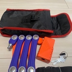 バイク　盗難防止チェーン　定価16,500円→7000円