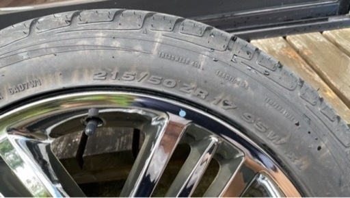 AUTECH エルグランド　ライダー　ホイール　17インチタイヤほぼ新品付