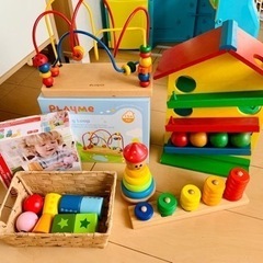 知育玩具セット　積み木　積木　モンテッソーリ