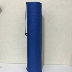 △値下げ！ ヨガマットb　青　収納袋付き