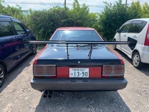 DR30 鉄仮面R30スカイライン GTウイングトランクセット 現在使用中 近隣配達可