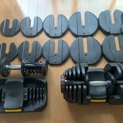 【40kg】17段階重量可変ダンベル 2個