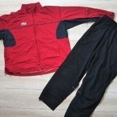 ASICS ジャージ上下(黒)・NISHI サウナスーツ(難あり)の画像