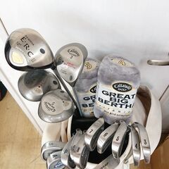 Callaway キャロウェイ ゴルフクラブ フルセット 15本セットドライバー 3番 4番 5番／アイアン 10本セット (3/4/5/6/7/8/9/P/A/S) パター(DUNLOP)／フレックスR☆近隣配送無料 買取帝国 朝霞店