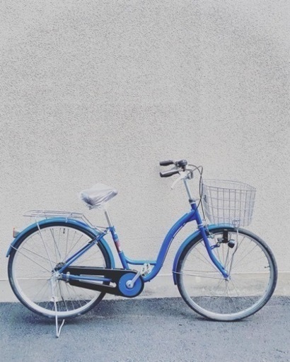 お洒落な中古自転車完成！主要なところは、ほぼ新品部品使用