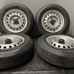 【BS V600 165R13LT 6PR】夏タイヤ【トヨタ サクシード/プロボックス 純正ホイール 13インチ 5J4HPCD100】2020年製 バリ溝　(VTK572) クレジットカード QRコード決済可能