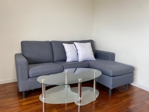 ソファー&クッション×2