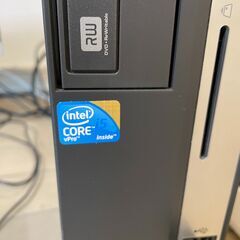 富士通デスクトップパソコン　HPモニターセット（キーボード・マウス・配線類付き）Windowsの画像