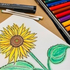 お絵描き教室★生徒さん募集★  海外30以上の国・都市に出展している絵描きの楽しい教室の画像