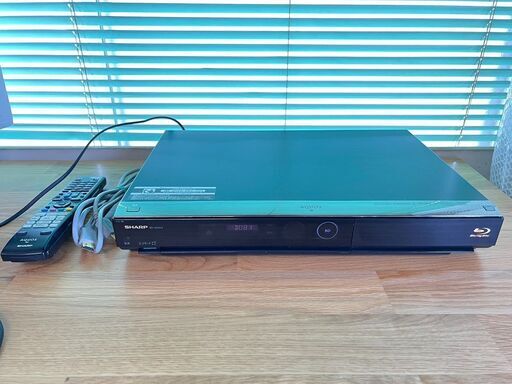 SHARP ブルーレイディスクレコーダー BD-HDW43 シャープ リモコン付き 2009年製  /  AJ-0324-T1