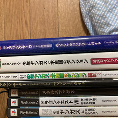 プレステ2本体とソフトの画像