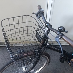 自転車　オートライト　27型　外装6段　変速　後輪新品交換済みの画像