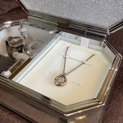 【Canal4℃】中古　誕生石ネックレス　オルゴールジュエリーケ...