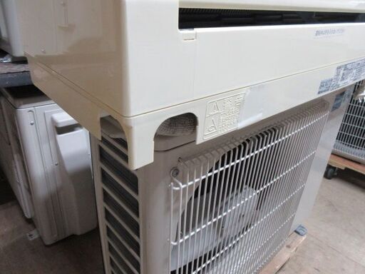 K03486　三菱　 中古エアコン　主に6畳用　冷房能力　2.2KW ／ 暖房能力　2.2KW