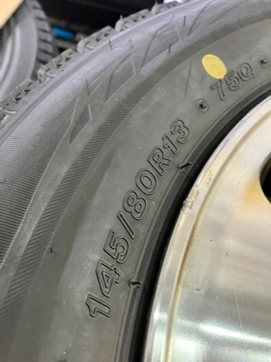 145/80r13 VRX2 新品未使用２２年製　13インチホイール付