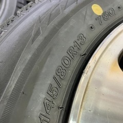 145/80r13 VRX2 新品未使用２２年製　13インチホイール付の画像