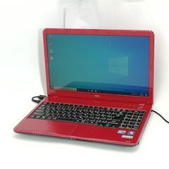 保証付 即使用可 15.6型 NEC ノートパソコン レッド PC-LS350AS1TR