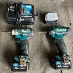 10.8V makita インパクト　ドリルドライバー