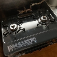 パロマ都市ガス用二口コンロの画像