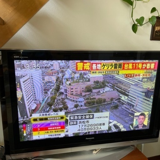 パナソニック　VIERA 50型　デジタルハイビジョン　テレビ