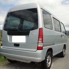 ジャストタイベル交換！１６ｙ！サンバーバン！『トランスポーター』ＡＣバリ効き！バリ山タイヤ！ＥＴＣ！実検査令和４年１１月末迄！ の画像