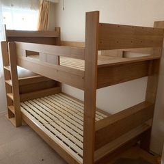 お取引中　二段ベッド　宮棚　2口コンセント　LED照明　ナチュラ...
