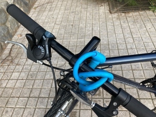 中古クロスバイク紺　メンテナンス済